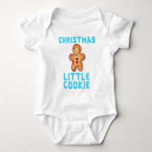 CHRISTMAS LITTLE COOKIE Baby Boy Jersey Bodysuit
