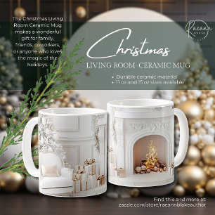 Christmas Living Room Ceramic Mug