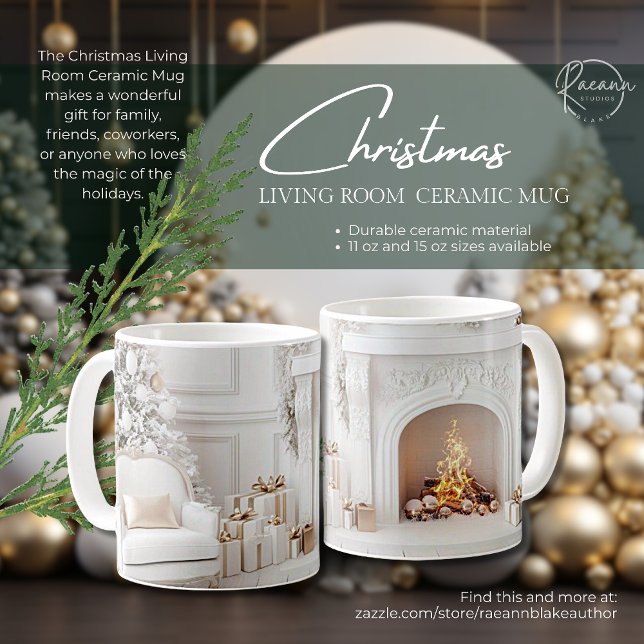 Christmas Living Room Ceramic Mug (Creator Uploaded)