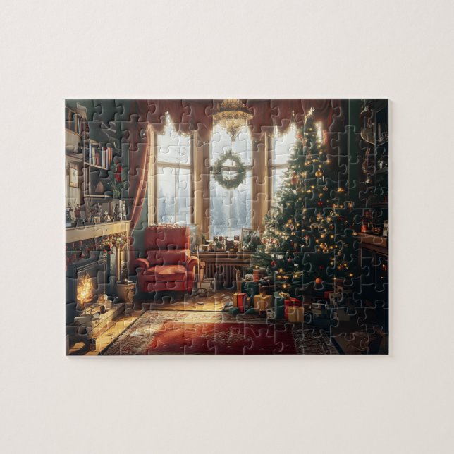 Christmas Living Room Puzzle (Horizontal)