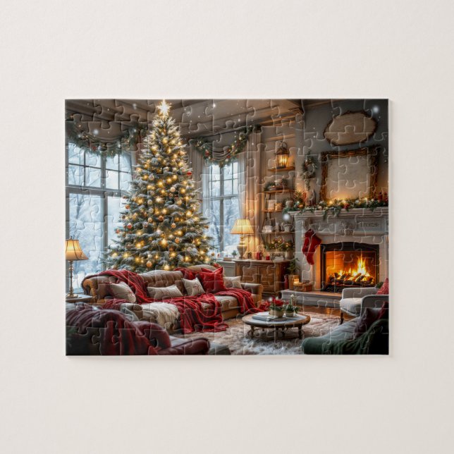 Christmas Living Room Puzzle (Horizontal)