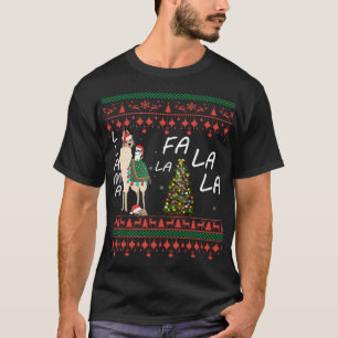 christmas llama and unicorn and sloth funny T-Shirt