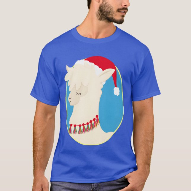 Christmas Llama boy T-Shirt (Front)
