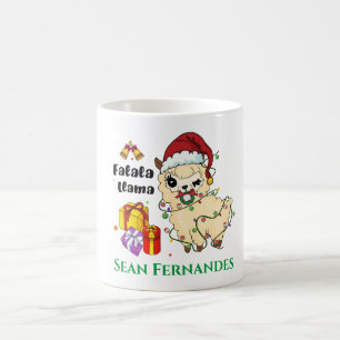 Christmas Llama Coffee Mug