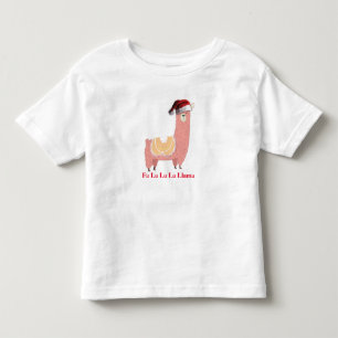 Christmas Llama Toddler T-Shirt