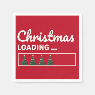 Christmas loading... napkin