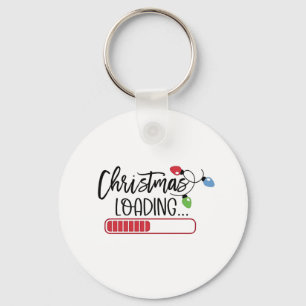 Christmas Loading Xmas Lights Key Ring