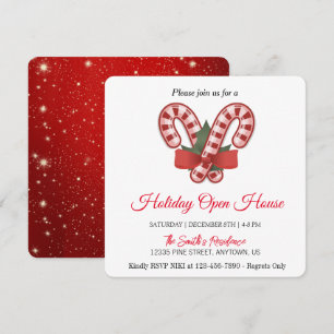 CHRISTMAS LOLLIPOP, Christmas magic Holiday Card