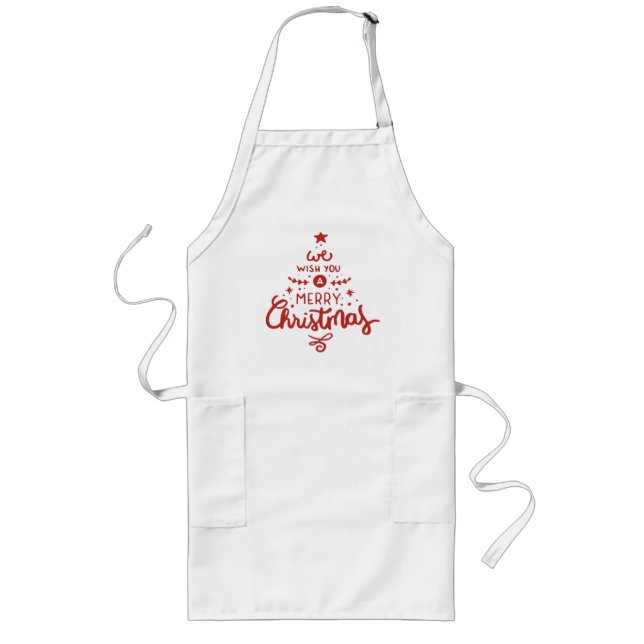 Christmas  long apron (Front)