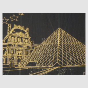 christmas louvre tissue paper