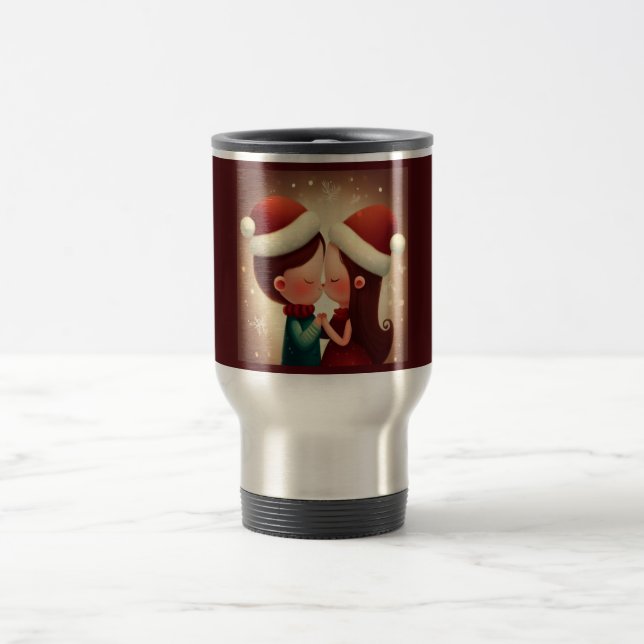 Christmas Love 2 Travel Mug (Center)