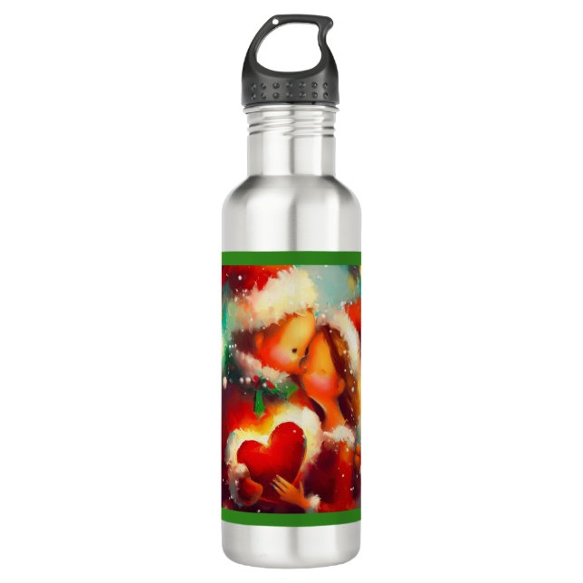 Christmas Love 3 710 Ml Water Bottle (Front)