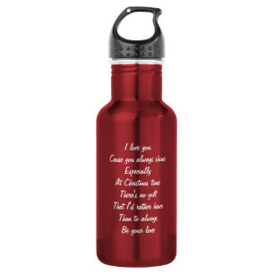Christmas love 532 ml water bottle