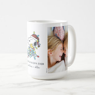 Christmas Love and Lights - Best Grandpa Photo Coffee Mug