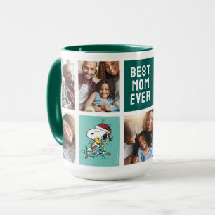 Christmas Love and Lights - Mum Photo Collage Mug