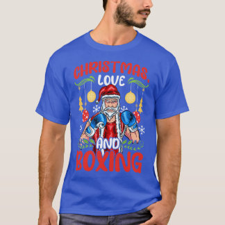 Christmas Love Boxing Martial Arts Boxer Gift Idea T-Shirt