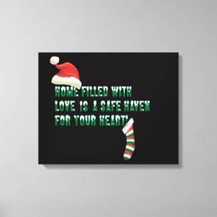 CHRISTMAS LOVE CANVAS PRINT