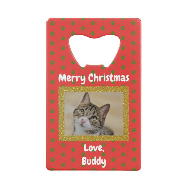 Christmas Love Dog Cat Dad Pet Photo (Front)