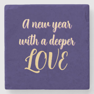 CHRISTMAS LOVE GIFT WOMEN , GIRLFRIEND MOM STONE COASTER