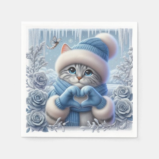 Christmas Love napkin (Front)