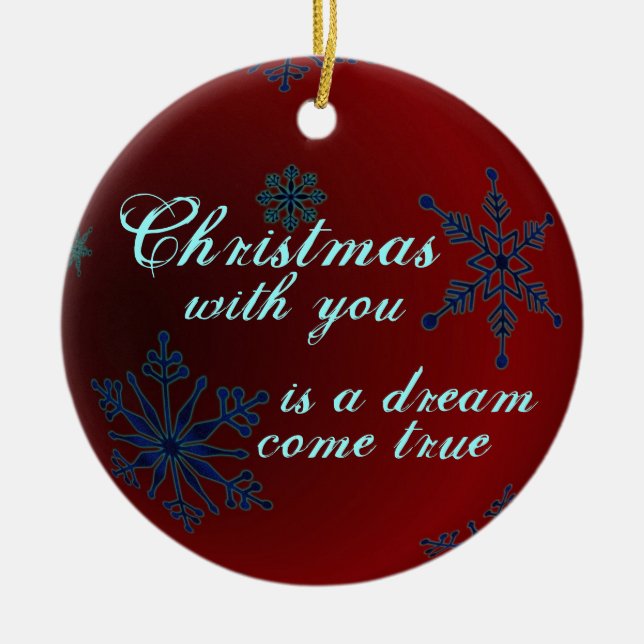 Christmas Love Ornament (Front)