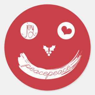 Christmas Love Peace Joy Holiday Sticker