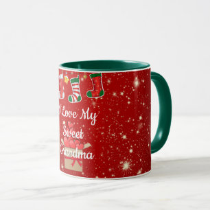 Christmas, Love Sweet Grandma Mug