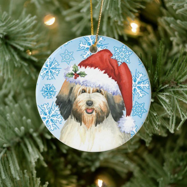 Christmas Löwchen Ornament (Tree)