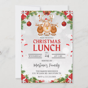 Christmas Lunch Invitations Christmas Brunch