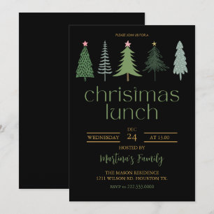Christmas Lunch Invitations Christmas Brunch