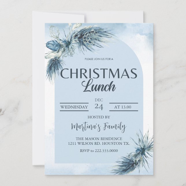 Christmas Lunch Invitations Christmas Brunch (Front)