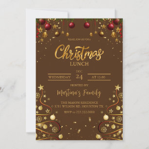 Christmas Lunch Invitations Christmas Party