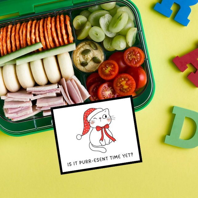 Christmas Lunchbox Notes for Kids Holiday Cats (Creator Uploaded)