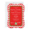 Christmas Luncheon Invitation in Chevron