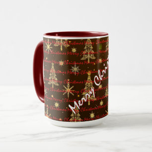 Christmas Luxury Christmas Trees Festive Mug