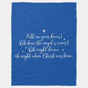 Christmas Lyrics  Fleece Blanket