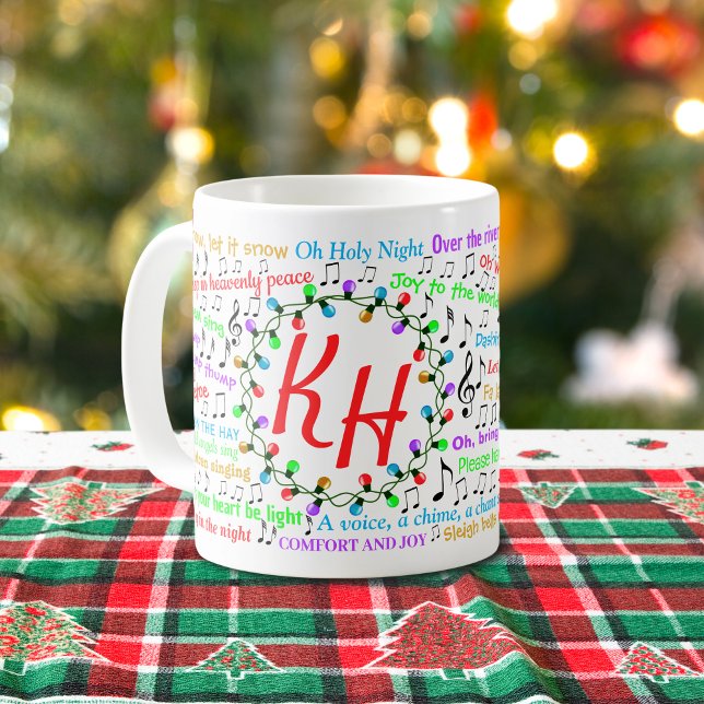 Christmas Lyrics Mug (Creator Uploaded)