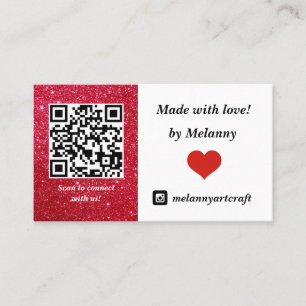 Christmas Made with Love Business Card