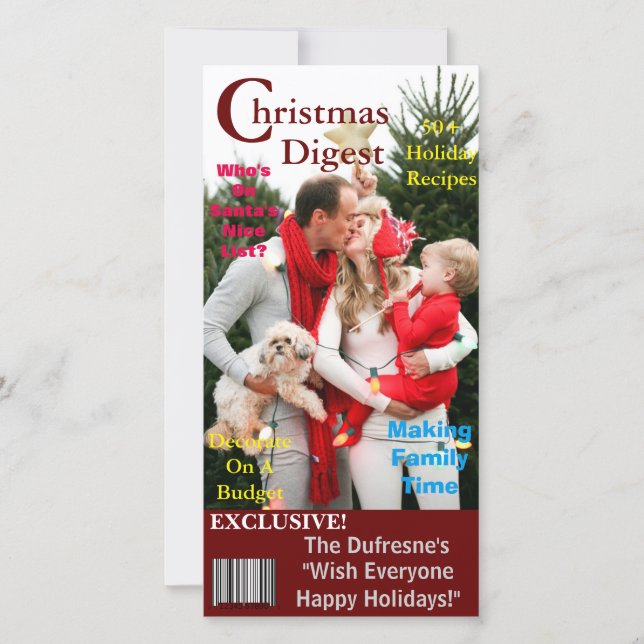 Christmas Magazine Cover Template (Front)