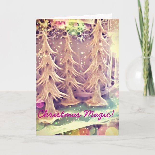 Christmas magic autism charity card (Front)