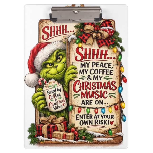 Christmas Magic Clipboard (Front)