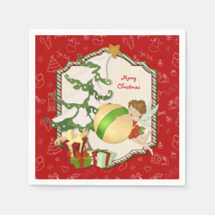 Christmas Magic Fairy Napkin
