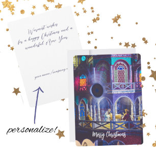 Christmas magic  holiday card