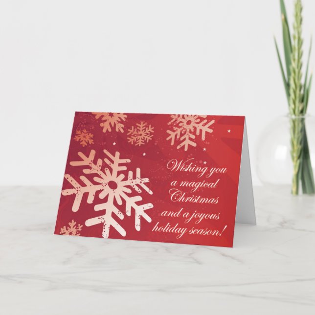 Christmas Magic Holiday Card (Front)