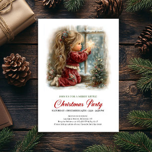 Christmas Magic Invitation Minimal Cosy Scene Art