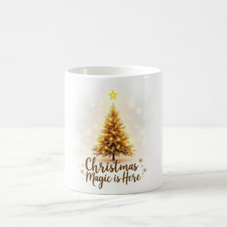 Christmas Magic Is Here Mug – Glowing Holiday 
