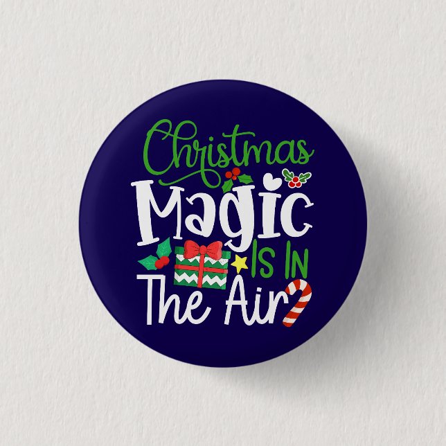 Christmas Magic is in The Air-67876 3 Cm Round Badge (Front)