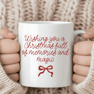 Christmas Magic & Memories Coffee Mug for Moms