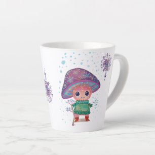 christmas magic mushroom latte mug