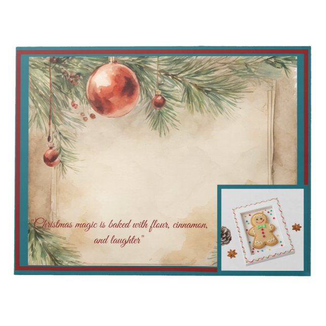 Christmas Magic NotePad (Front)